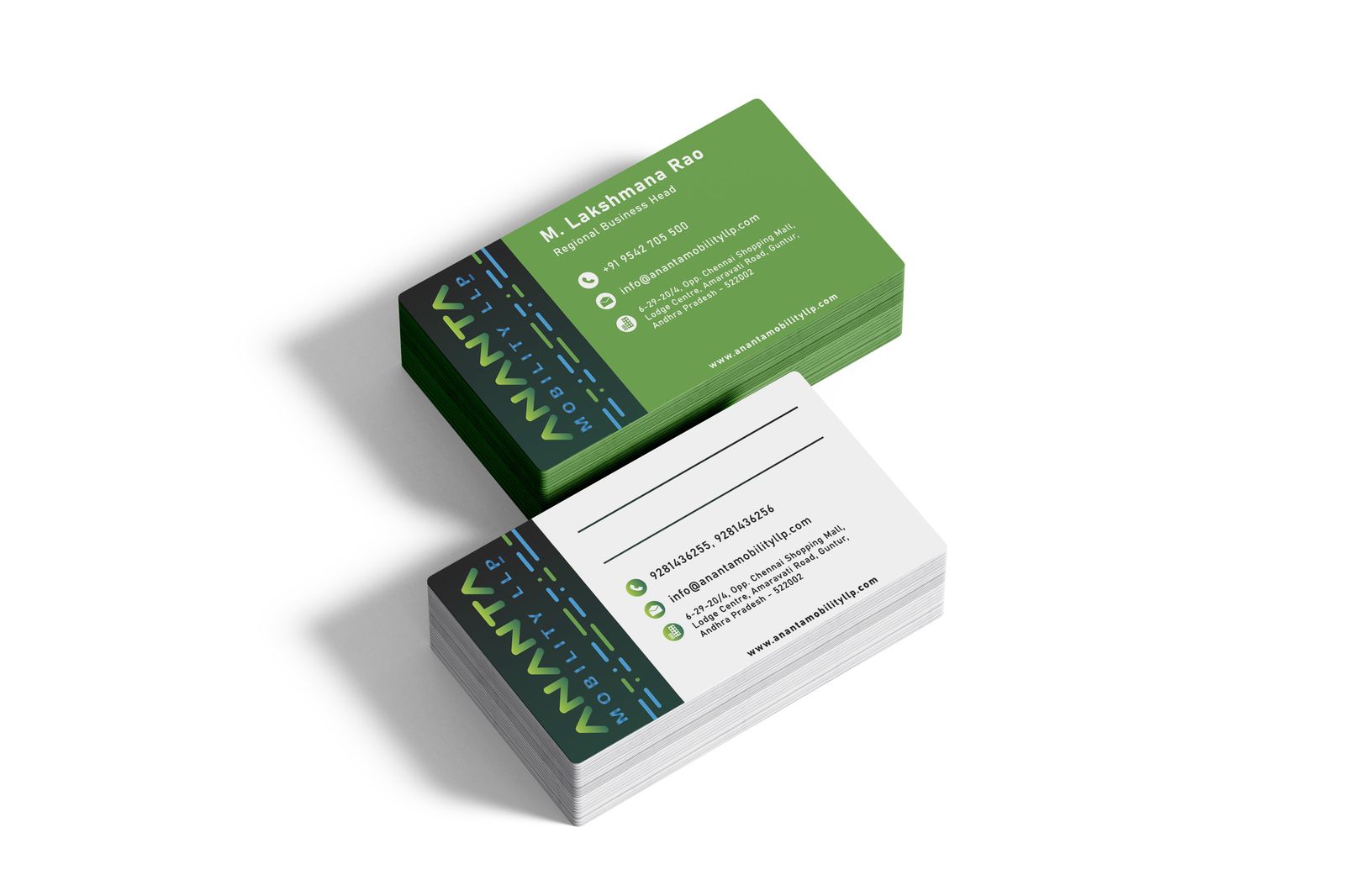 Ananta Mobility Business Card Design 2